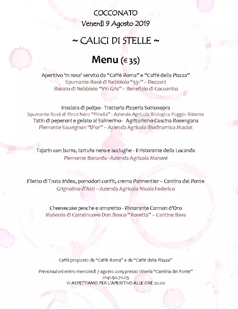 Calici 2019