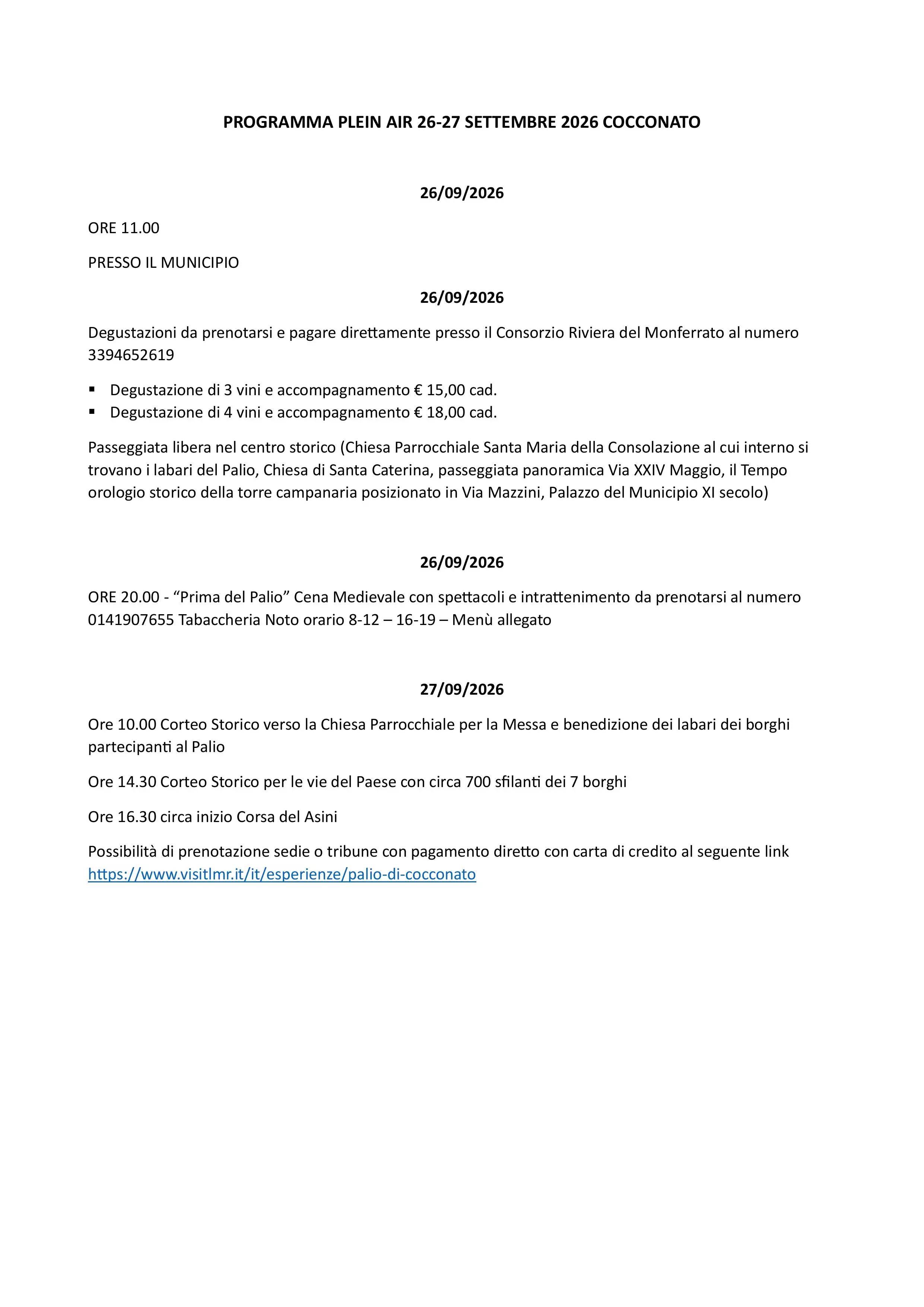 Programma